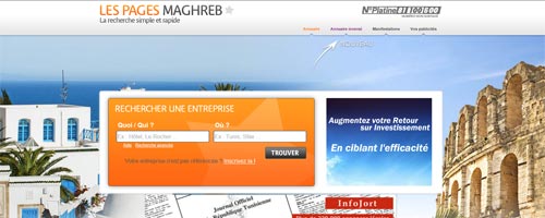Les Pages Maghreb : l’annuaire des entreprises en Tunisie