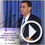 En vidéo : La présentation du Bilan médias 2012 par Hassen ZargouniÂ 