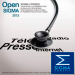 Programme de l'Open SIGMA 2013 samedi 26 janvier