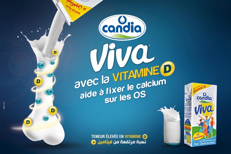 Candia Viva avec la vitamine D